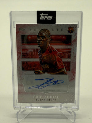2024 Topps Fc Barcelona Triplete Eric Abidal Auto 07/10