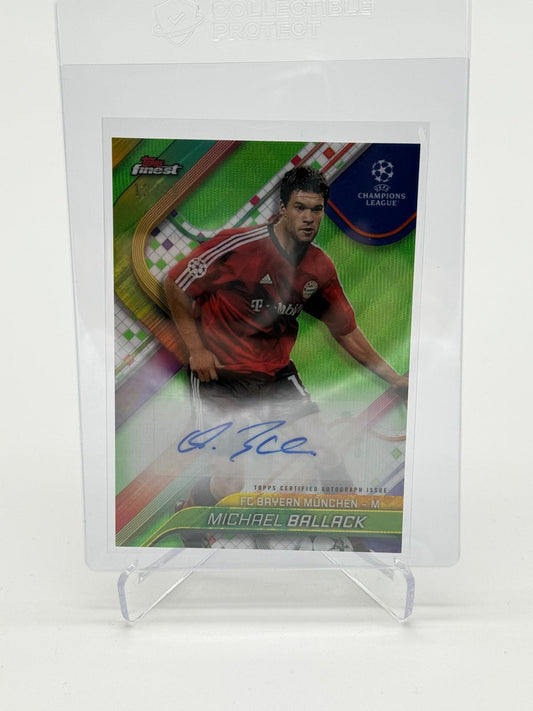 2024-25 Topps Finest UCC Michael Ballack Auto /99