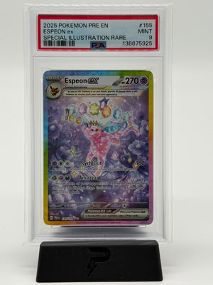 2025 Pokemon Espeon ex #155 PSA 9