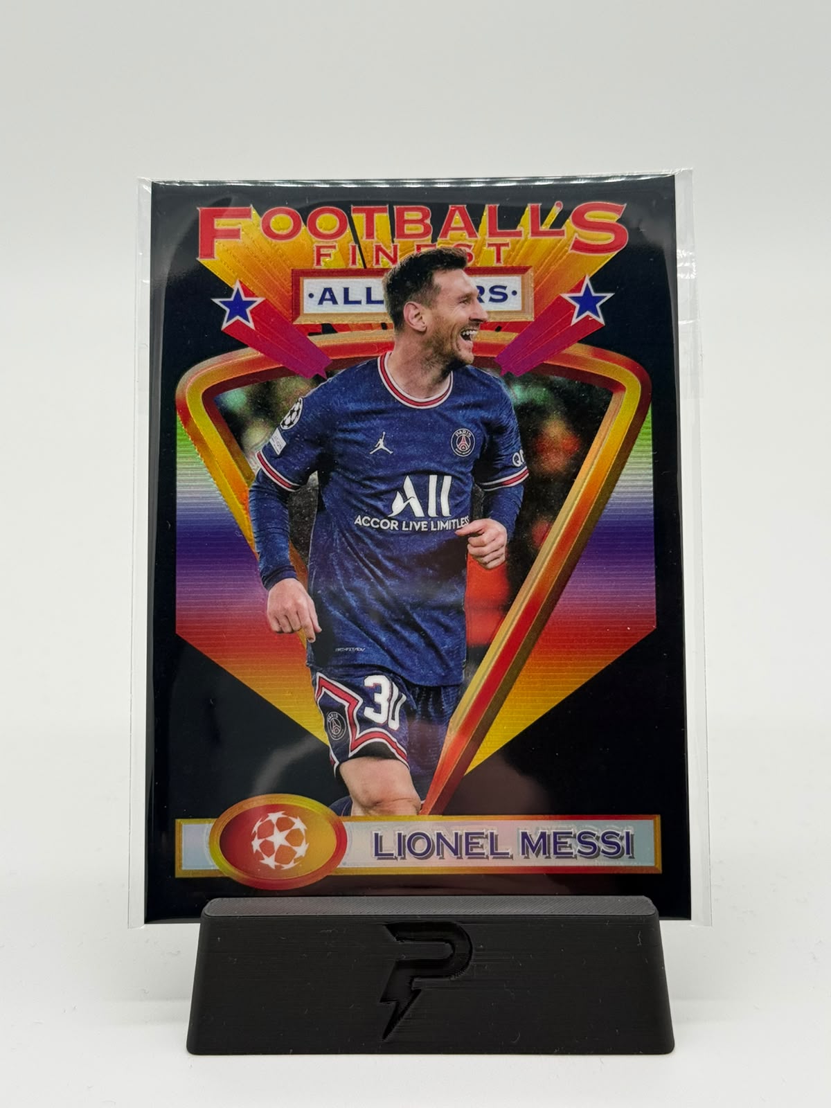 2022 Topps Finest Lionel Messi 21/25 JUMBO