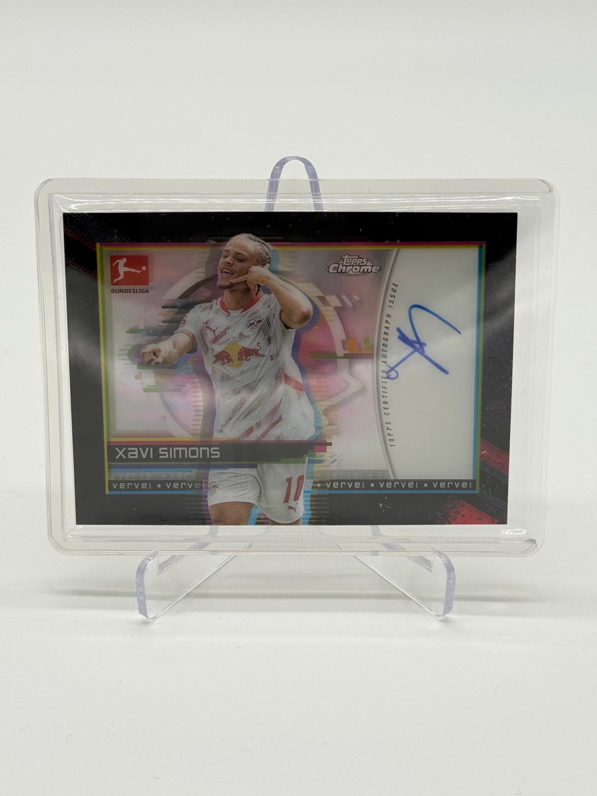 2024-25 Topps Chrome Bundesliga Xavi Simons Verve Auto