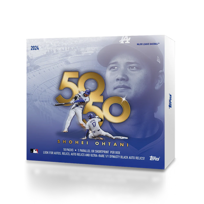 2024 Topps 50/50:Shohei Ohtani Hobby Box (LIVEBREAK)