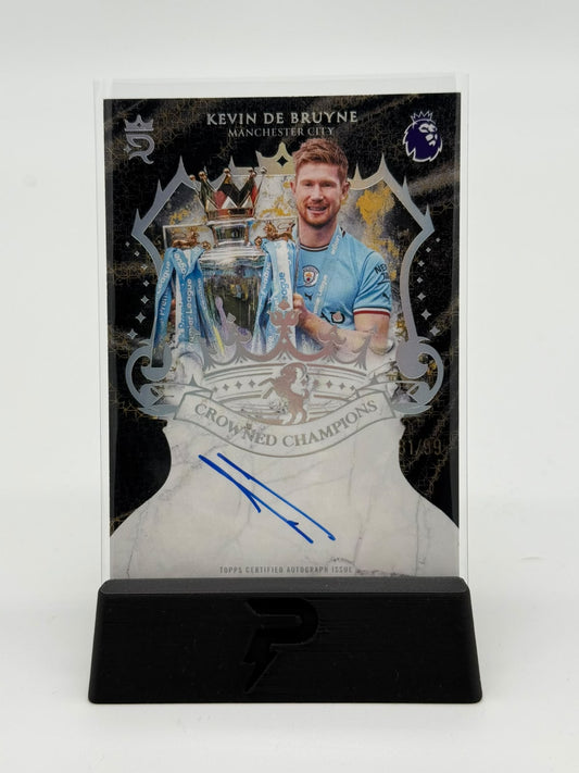 2026 Topps Premier League Royalty Kevin De Bruyne Auto 81/99
