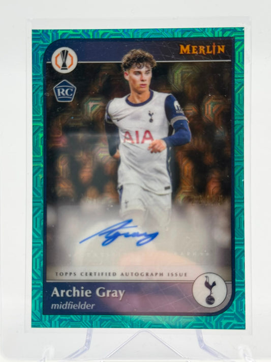 2025 Topps Merlin UCC Mojo Archie Grey Auto 24/75