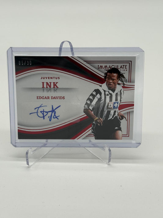 2023-24 Panini Immaculate Edgar Davids Auto /30