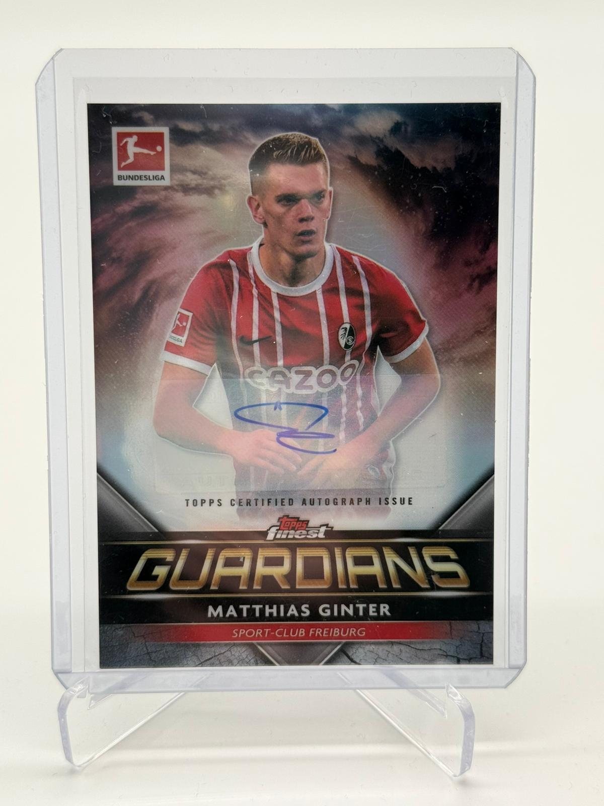 2023 Topps Bundesliga Finest Matthias Ginter Auto 37/80