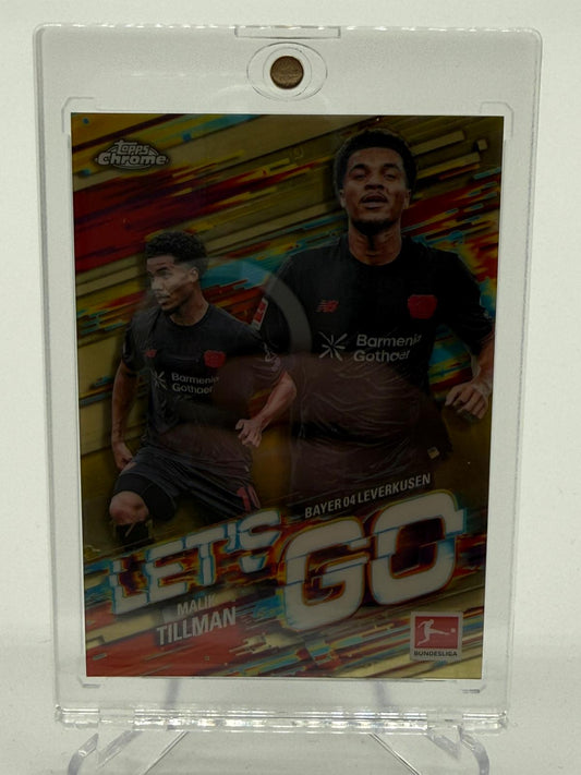2026 Topps Chrome Bundesliga Malik Tillman 1/1 Lets Go