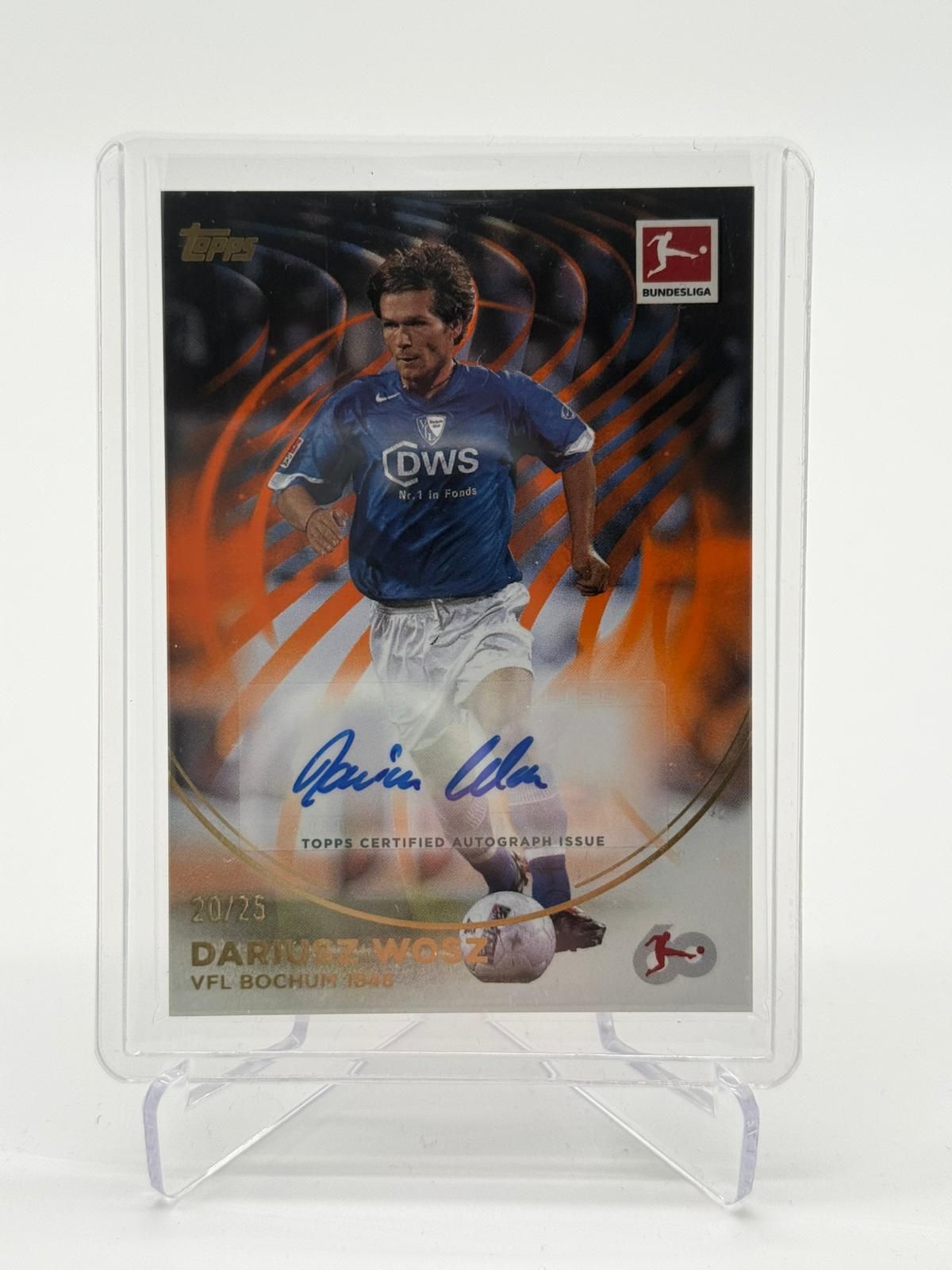 2024 Topps Bundesliga 60 Jahre Dariusz Wosz Autogramm 20/25