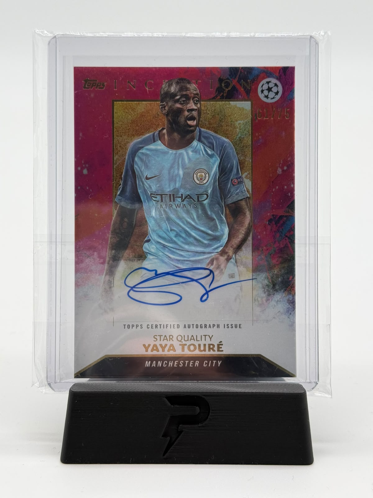 2024 Topps Inception UCC Yaya Toure Auto 61/75