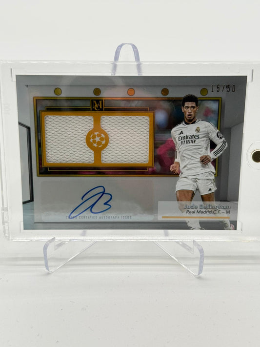 2025 Topps Museum Collection Jude Bellingham Auto/Relic 15/50