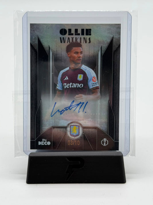 2025 Topps Deco Ollie Watkins Auto 03/10