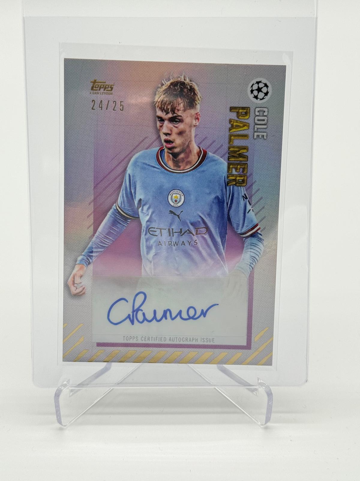 2022-23 Topps Gold Cole Palmer Auto /25