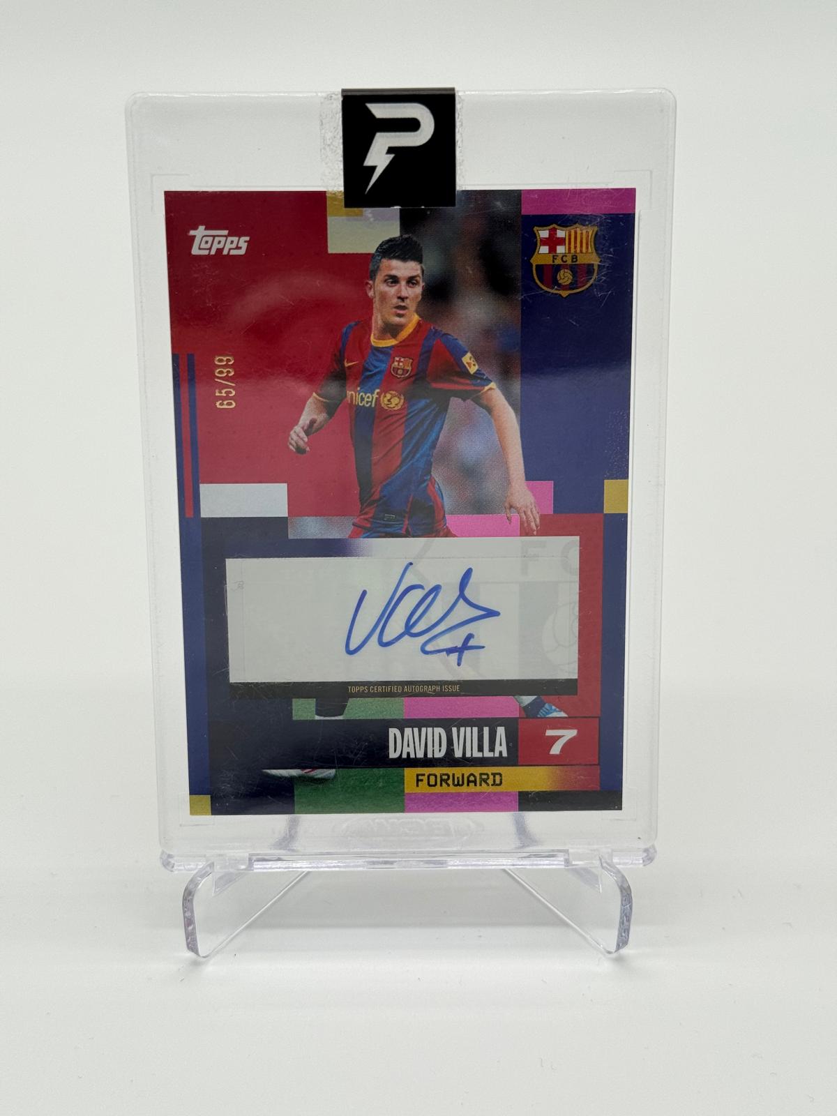 2024 Topps FC Barcelona TS David Villa Auto /99
