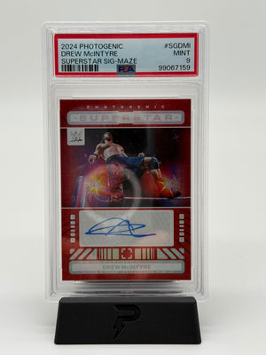 2024 Panini Photogenic Drew McIntyre 01/25 Auto PSA 9