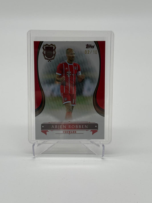 2024-25 Topps 125 Jahre FC Bayern Arjen Robben Red 02/10