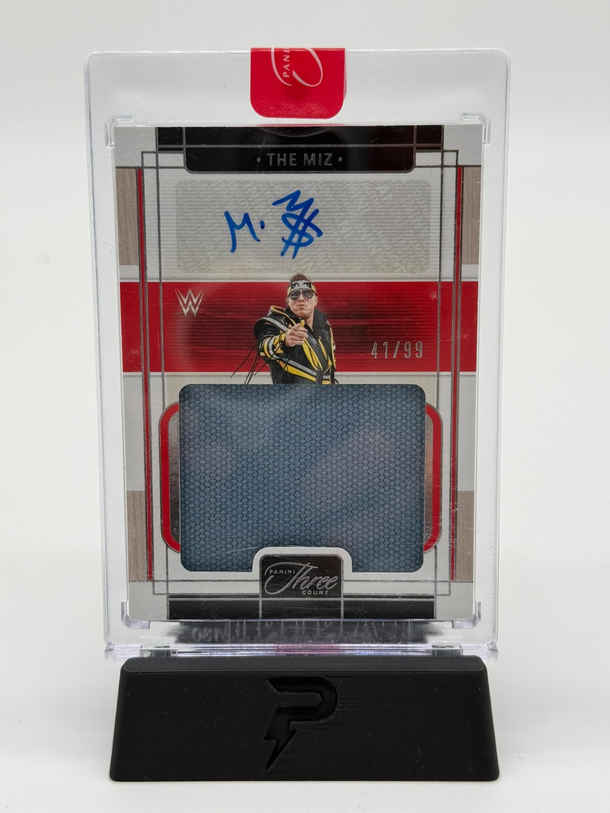 2024 Panini Three Count WWE The Miz Relic/Auto 41/99