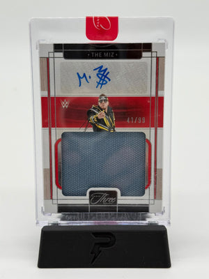 2024 Panini Three Count WWE The Miz Relic/Auto 41/99