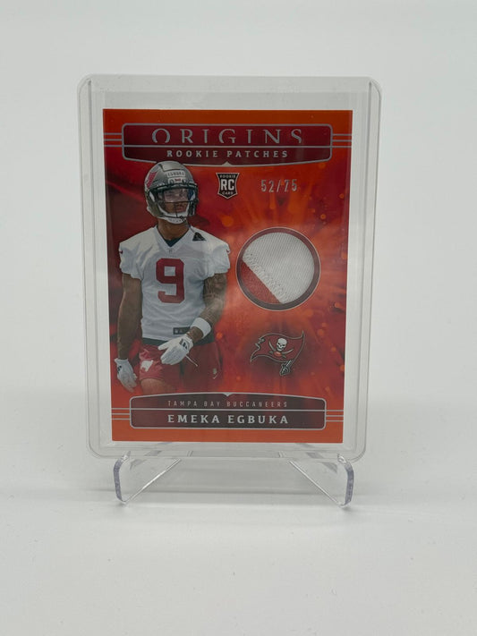 2025 Panini Origins Football Emeka Egbuka RC Patch /75