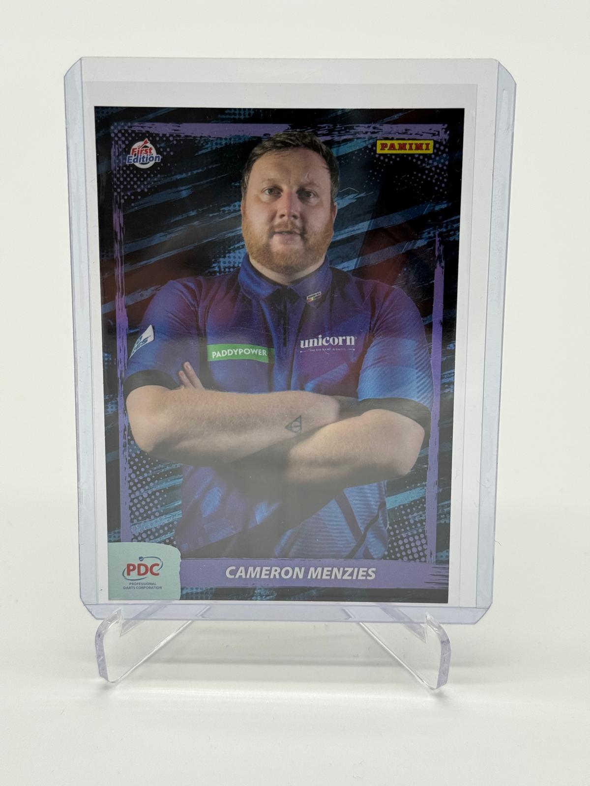 2025 Panini PDC World Championship Cameron Menzies /180