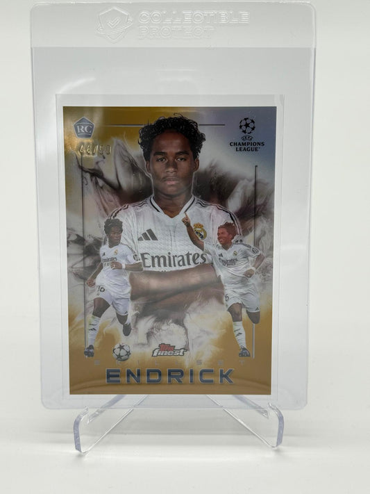 2024-25 Topps UCC Finest Endirck RC Gold Refractor Skillset 44/50