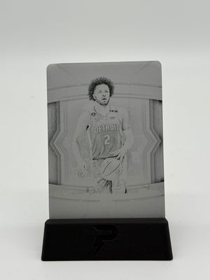 2023-24 Panini National Treasure Flawless Cade Cunningham Printing Plate 1/1
