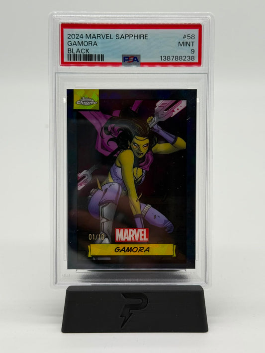 2024 Topps Marvel Sapphire Gamora 01/10 PSA 9