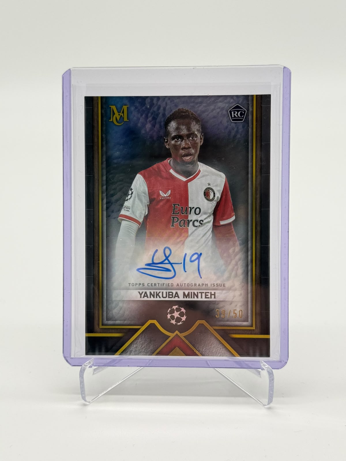 2024 Topps Museum Yankuba Minteh Auto 39/50