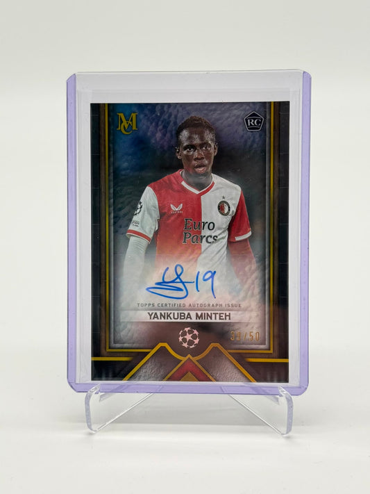 2024 Topps Museum Yankuba Minteh Auto 39/50