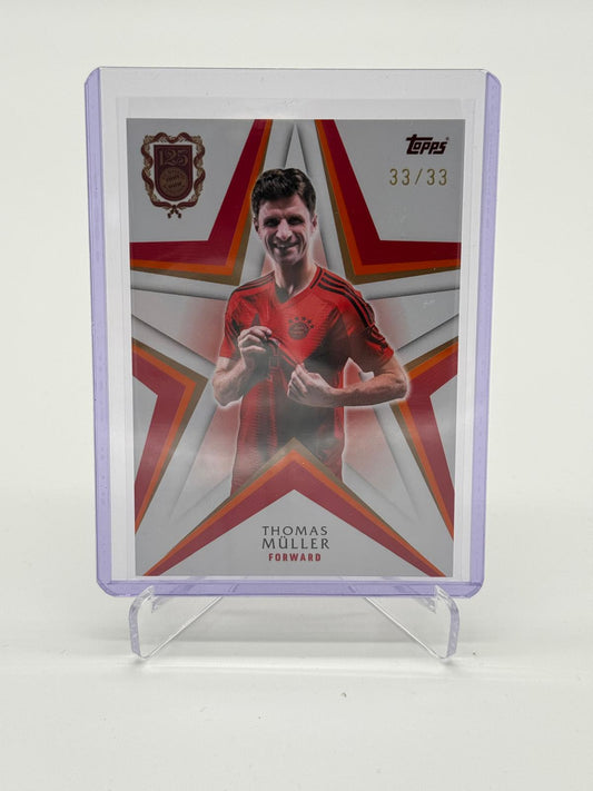 2025 Topps Bayern 125 Jahre Thomas Müller 33/33