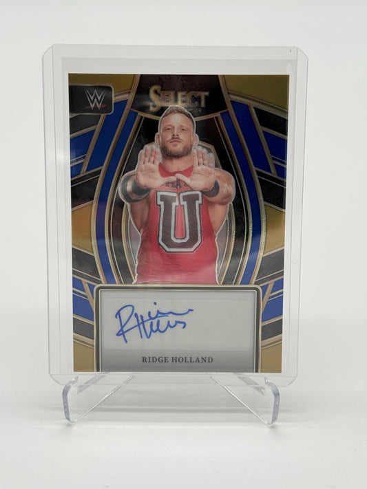 2024 Panini Select WWE Ridge Holland Auto /49