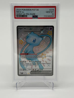 2024 Pokémon PAF DE MEW EX Shiny Ultra Rare PSA 10