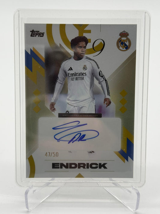 2025 Topps Los Blancos Endrick Auto 47/50