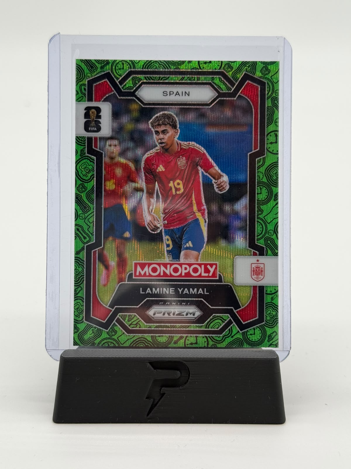 2026 Panini Prizm FIFA  Monopoly  Lamine Yamal Four Corners Green