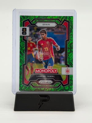 2026 Panini Prizm FIFA  Monopoly  Lamine Yamal Four Corners Green