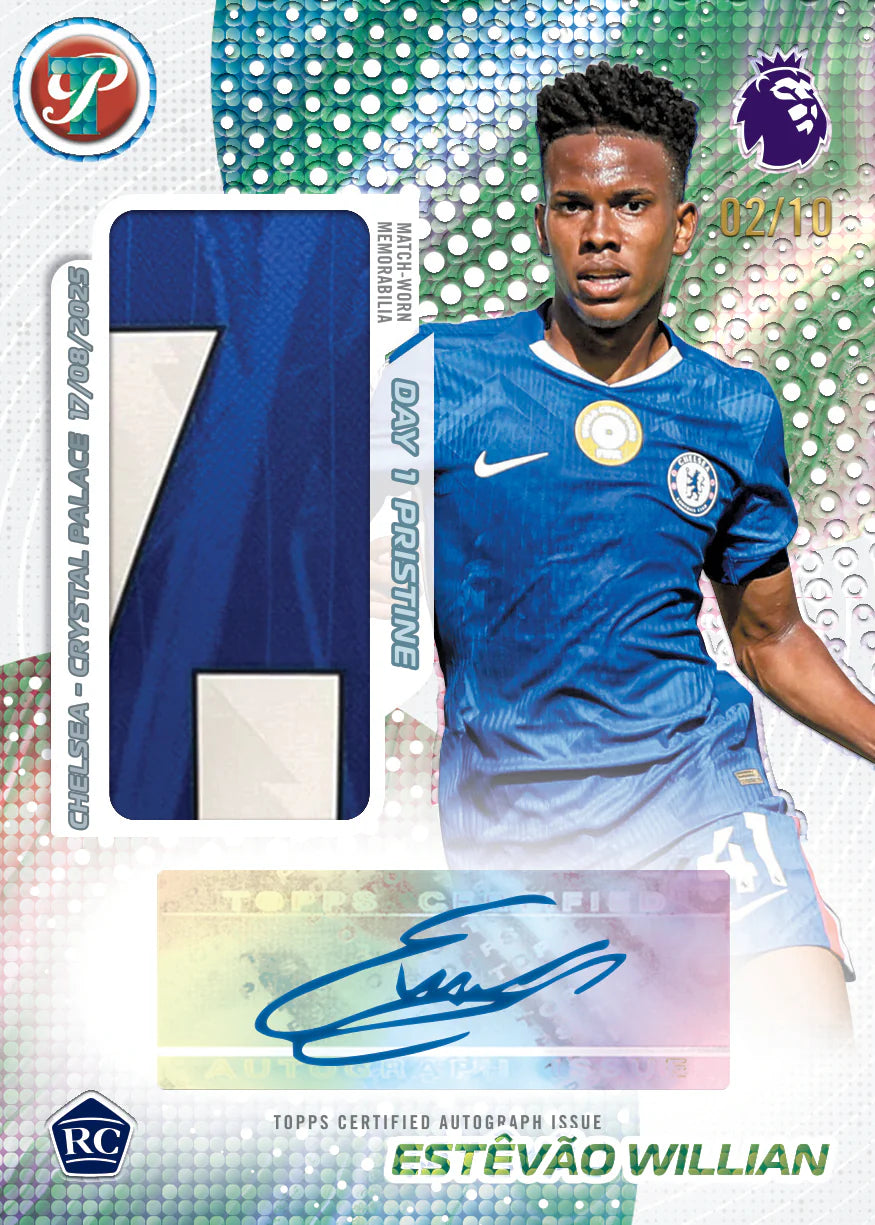1x 2025-26 Topps Premier League Pristine Hobby Box (LIVEBREAK)
