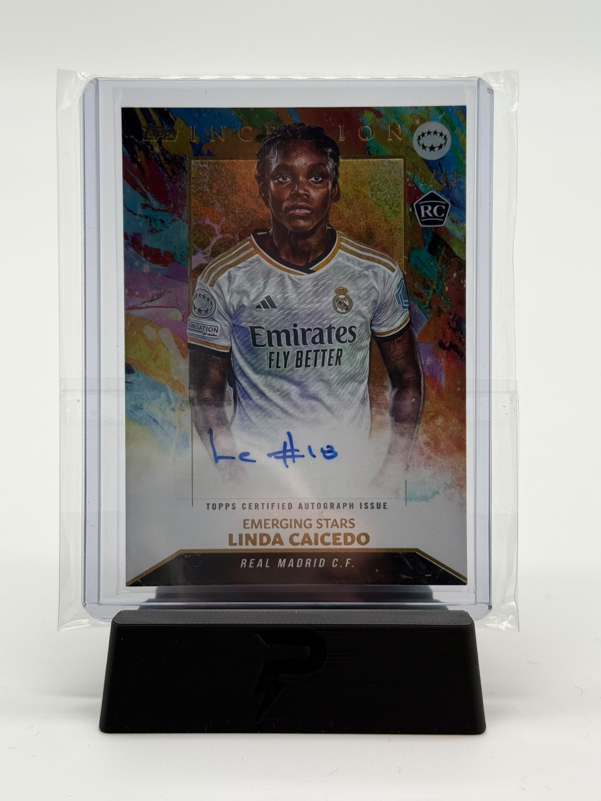 2024 Topps Inception UCC Linda Caicedo RC Auto 28/49