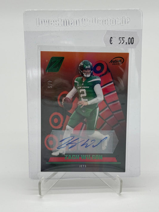 2022 Panini Zenith Football Zach Wilson Auto /5