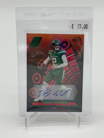 2022 Panini Zenith Football Zach Wilson Auto /5
