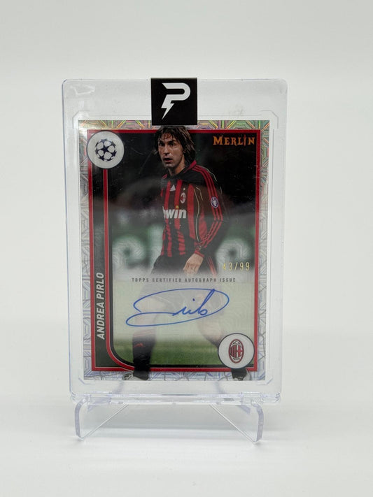 2023-24 Topps Merlin Chrome Andrea Pirlo Mojo Auto /99