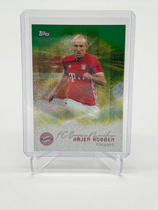 2025 Topps FC Bayern Teamset Arjen Robben Pitch Pirsuits 91/99