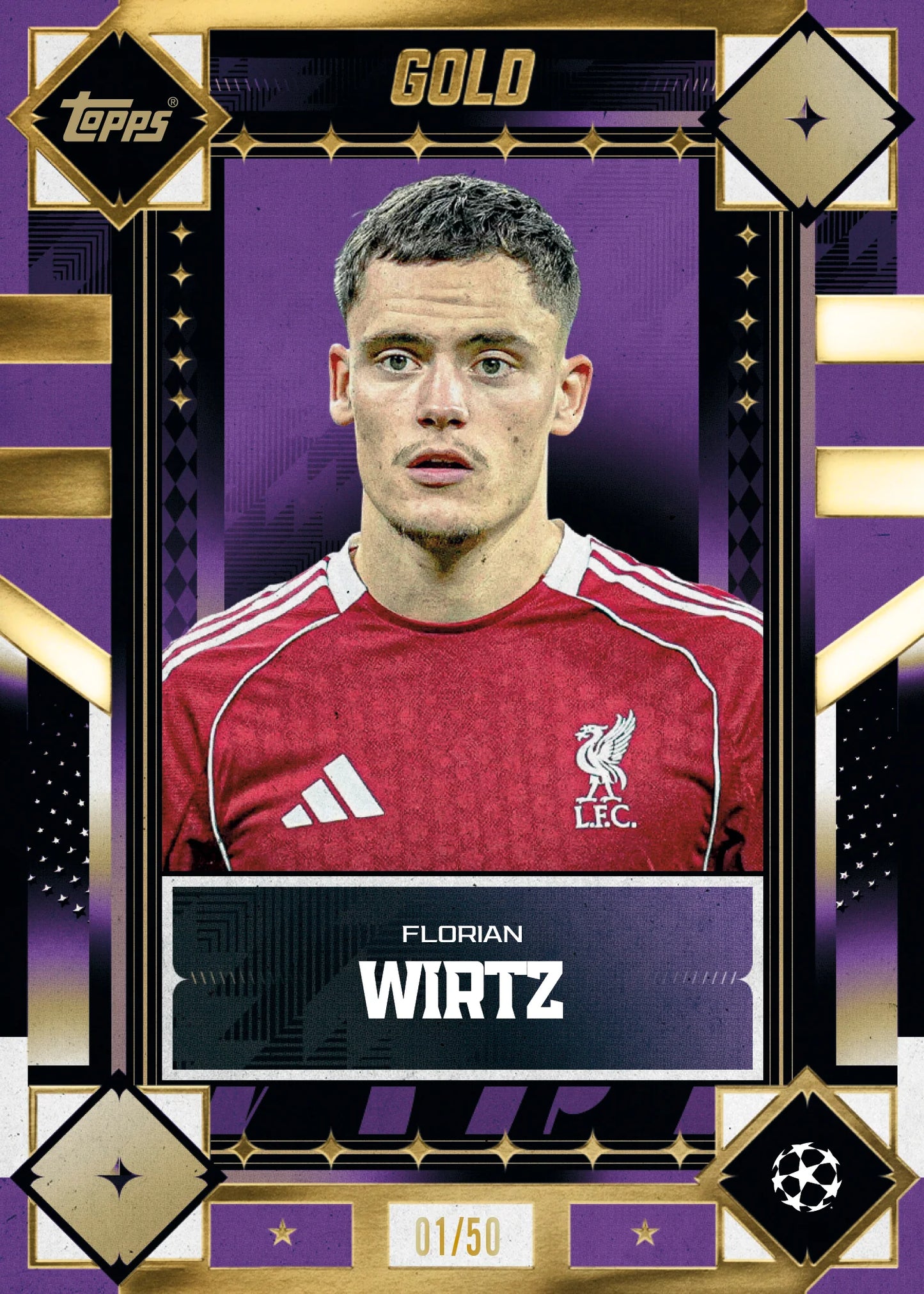 1x EINZELPACK 2025-26 Topps UCC Gold (LIVEBREAK)
