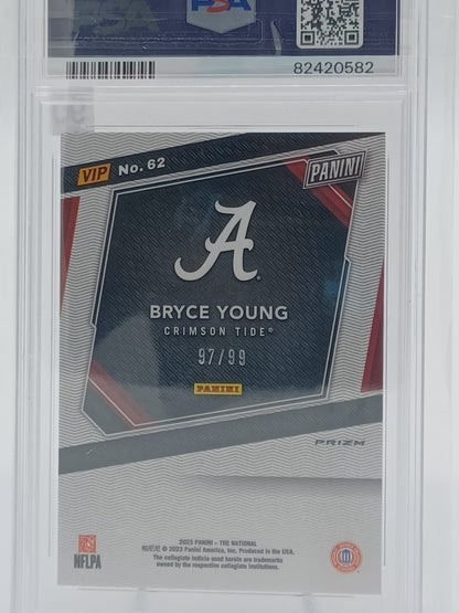 2023 Panini NSCC Vip Gold - Bryce Young /99 PSA10