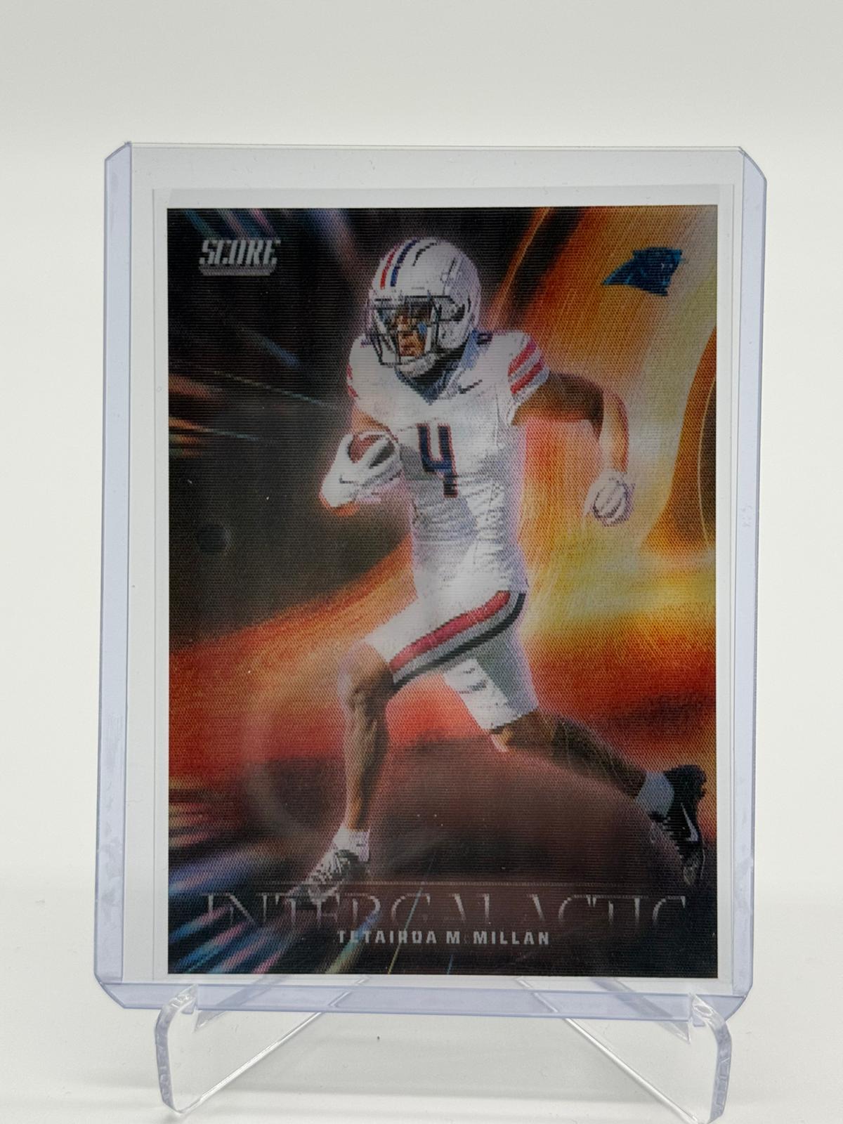 2025 Panini Score Football Tetairoa McMillan Intergalactic