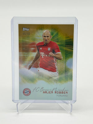 2025 Topps FC Bayern Teamset Arjen Robben Pitch Pirsuits 46/50