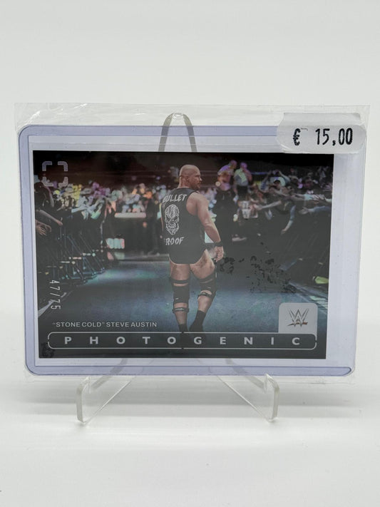 2024 Panini Photogenic WWE "Stone Cold" Steve Austin /75