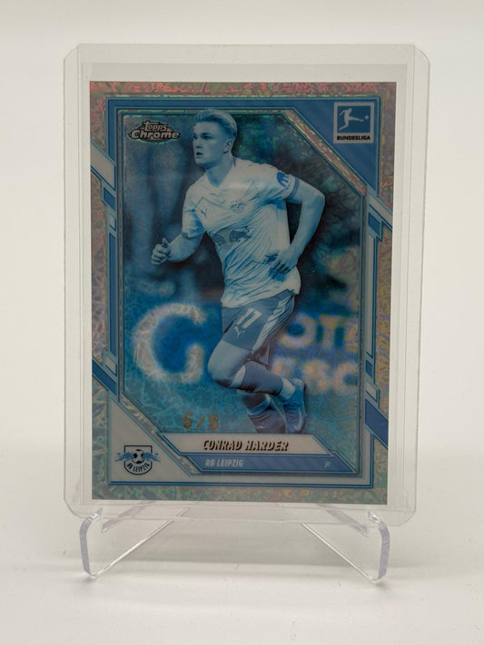2026 Topps Bundesliga Chrome Conrad Harder Frozen 5/5