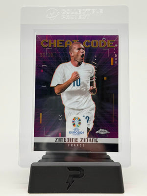 2024 Topps Chrome UEFA Zinedine Zidane Cheat Code 33/50