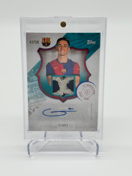 2025 Topps 125th FC Barcelona Gavi Rellic Auto /50
