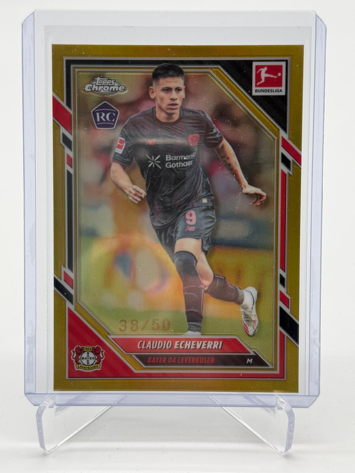 2026 Topps Chrome Bundesliga Claudio Echeverri 38/50