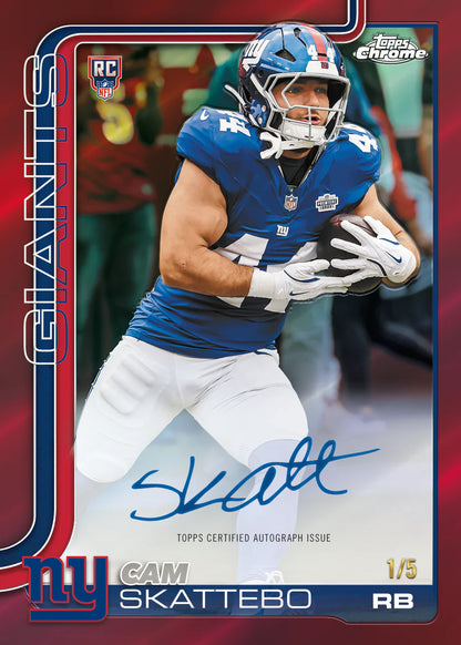 2025 Topps Chrome Football Value Box (SEALED)